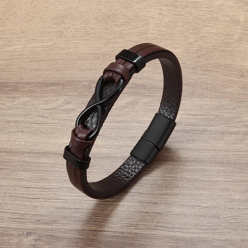 Classic Leather Bracelet for Men