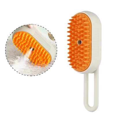 Steam Brush for Cats Soft Electric Water Jet