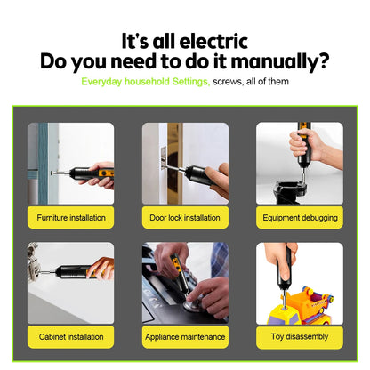 3.6V Power Electric Screwdriver Rechargeable