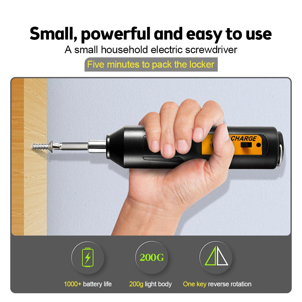 3.6V Power Electric Screwdriver Rechargeable