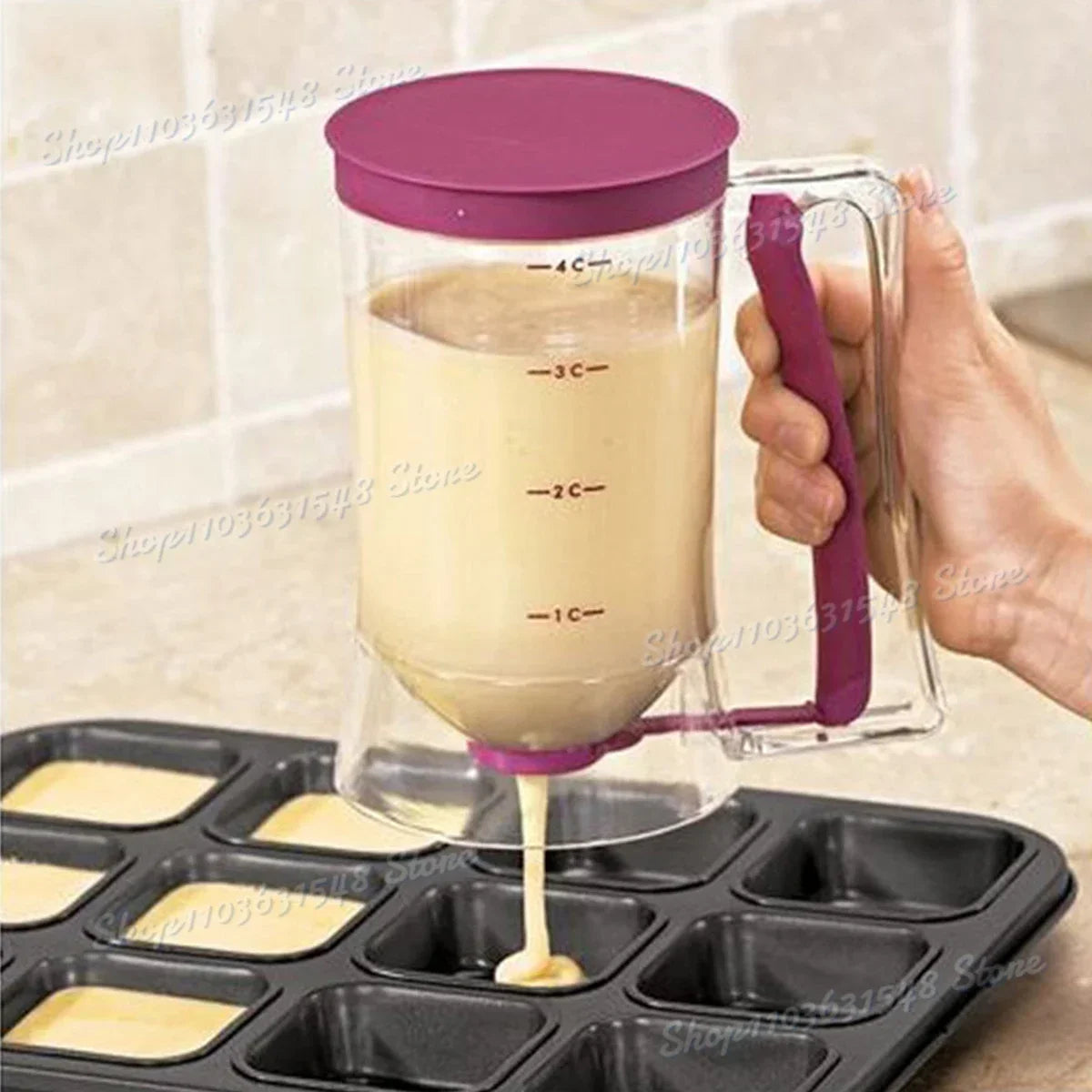 Batter Separator Cupcake Pancake Cream Dispenser