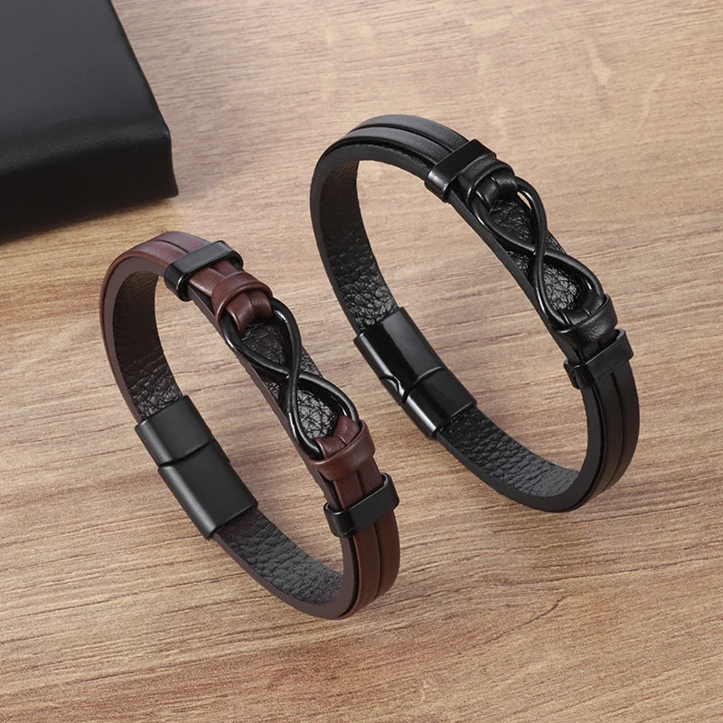 Classic Leather Bracelet for Men