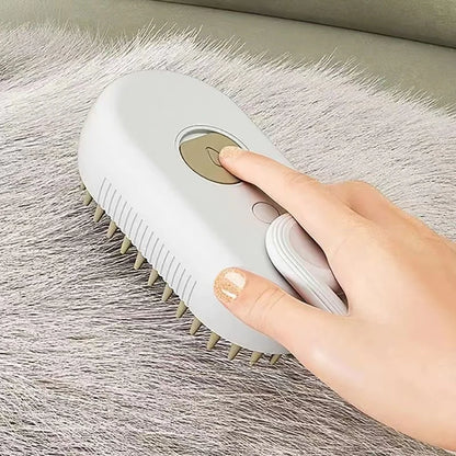 Steam Brush for Cats Soft Electric Water Jet