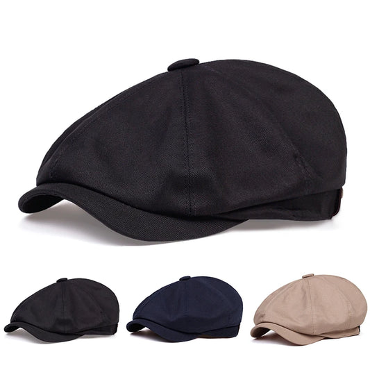 Mens Retro Newsboy Caps