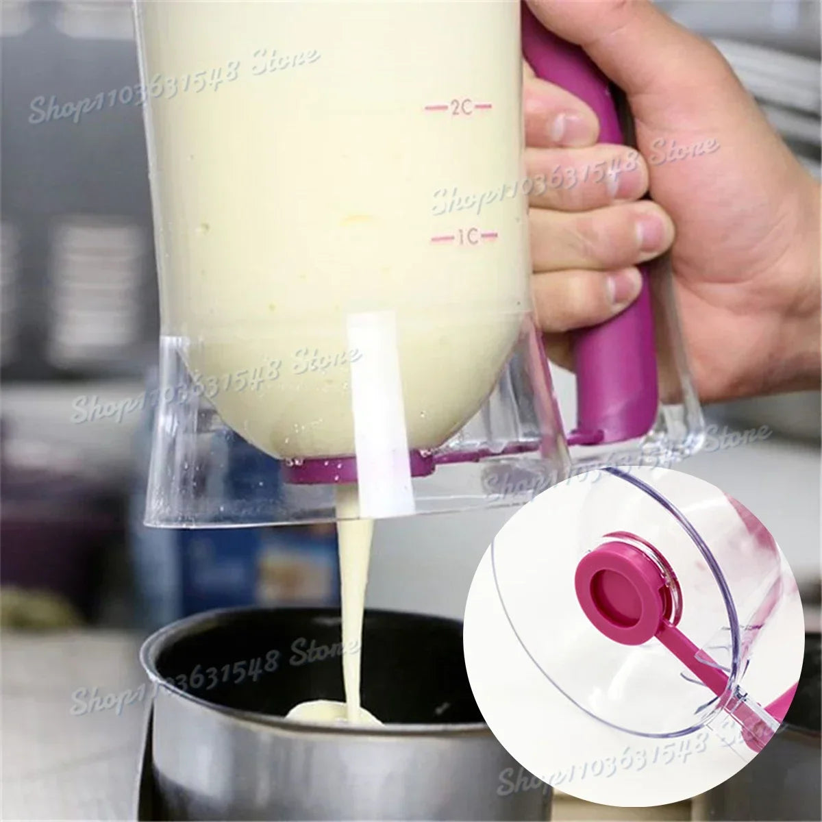 Batter Separator Cupcake Pancake Cream Dispenser