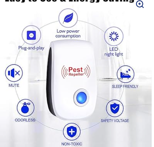 Electronic Ultrasonic Electromagnetic Mosquito Anti Mouse Insect Repeller Rat Cockroach Household Pest Reject