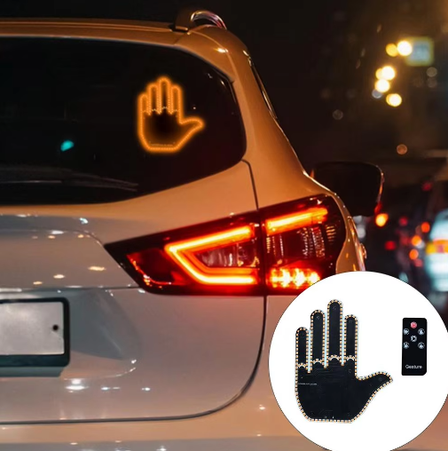 Car Finger Lights with Remote Controls