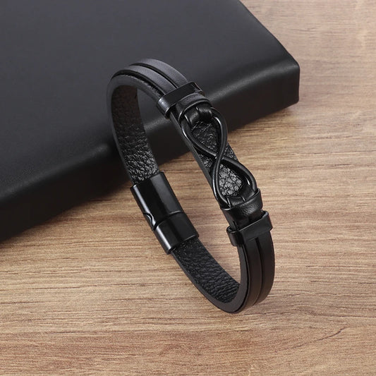 Classic Leather Bracelet for Men