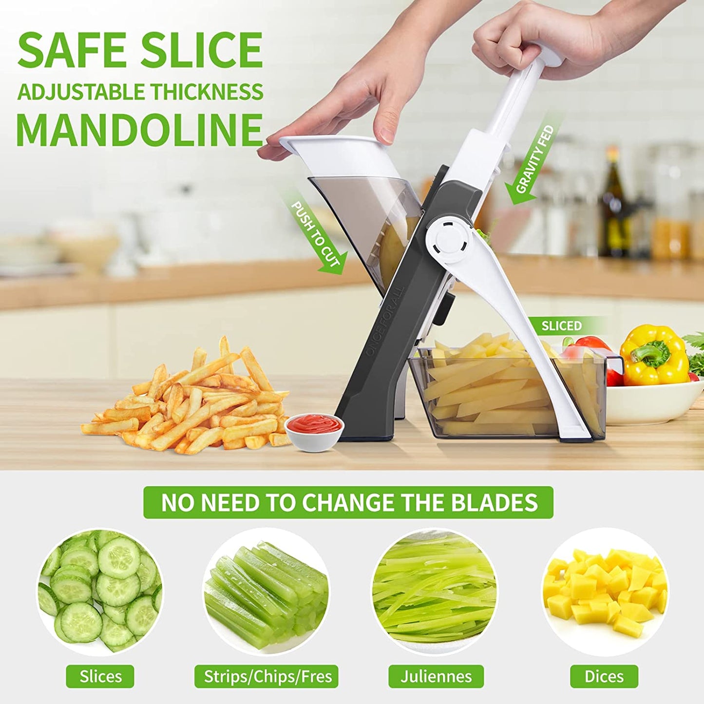 44% OFF- 5 In 1 Vetto Vegetable Cutter Multifunction Slicer